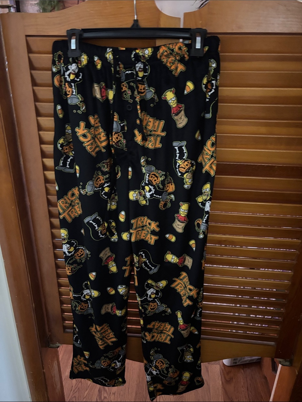 Men's Black Halloween Trick Treat Lounge Joggers